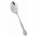 Winco 0004-03 7-1/4 Elegance Flatware Stainless Steel Dinner Spoon