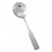 Winco 0016-04 Winston / Bellwood 6-1/8 Stainless Steel Medium Weight Bouillon Spoon