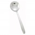 Winco 0019-04 Flute 5-5/8 Flatware Stainless Steel Bouillon Spoon