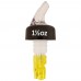 Winco 23782 1-1/2 oz Liquor Pourer w/ Yellow Tail