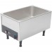 Winco Benchmark 51096 Stainless Steel Countertop Food Warmer with One Full Size Pan Well - 120V