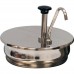 Winco 56752 Condiment Pump for 7 qt Inset Pan, Stainless Steel