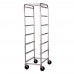 Winco ABBC-6 Aluminum 6 Tier Bus Box Cart