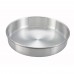 Winco ACP-092 Round Aluminum 9 x 2 Cake Pan / Deep Dish Pizza Pan