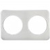 Winco ADP-808 2 Hole Steam Table Adapter Plate, 8-3/8