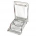 Winco AES-4 Aluminum Hinged Two-Way Egg Slicer with Stainless Steel Wires