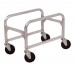 Winco ALBC-1 Aluminum Lug Box Cart - 1 Lug Capacity