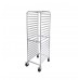 Winco ALRK-20 Aluminum 20-Tier Sheet Pan Rack w/o Brakes, Knocked Down