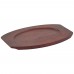 Winco APL-10UL Oval 10 Wood Sizzler Platter Underliner For APL-10