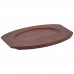 Winco APL-11UL Oval 11 Wood Sizzler Platter Underliner For APL-11