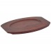 Winco APL-12UL Oval 12 Wood Sizzler Platter Underliner For APL-12