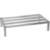 Winco ASDR-2048 48 Aluminum Dunnage Rack with 8 Height - 1500 lbs. Capacity
