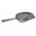 Winco ASFB-16 One Piece Flat Bottom Aluminum Scoop - 16 oz.