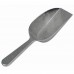 Winco ASFB-4 One Piece Flat Bottom Aluminum Scoop - 4 oz.