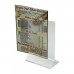 Winco ATCH-46 Acrylic Menu Card Holder, 4 x 6 ;