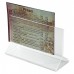 Winco ATCH-53 Acrylic Menu Card Holder, 5-1/2 x 3-1/2