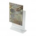 Winco ATCH-57 Acrylic Menu Card Holder, 5 x 7