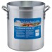 Winco AXSI-12 12 Quart Induction Ready Aluminum Stock Pot with Stainless Steel Bottom