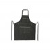 Winco BADN-3430 Village Denim Bib Apron, 34-1/2L x 30-1/4W