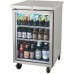 Beverage-Air BB24HC-1-G-S 24 Stainless Steel Glass Door Back Bar Refrigerator