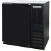 Beverage-Air BB36HC-1-B-27 36 Black Solid Door Back Bar Refrigerator with 2 Stainless Steel Top