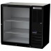 Beverage-Air BB36HC-1-G-B-27 36 Black Glass Door Back Bar Refrigerator with 2 Stainless Steel Top