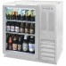 Beverage-Air BB36HC-1-G-S 36 Stainless Steel Glass Door Back Bar Refrigerator