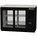 Beverage Air BB48HC-1-GS-F-PT-B-27 48 Pass-Thru Black Two Sliding Glass Door Food Rated Back Bar Refrigerator with Stainless Steel Top