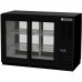 Beverage Air BB48HC-1-GS-F-PT-B 48 Pass-Thru Black Two Sliding Glass Door Food Rated Back Bar Refrigerator