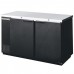 Beverage Air BB58HC-1-B 59 Black Two Solid Door Back Bar Refrigerator