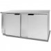 Beverage Air BB68HC-1-S 69 Stainless Steel Two Solid Door Back Bar Refrigerator