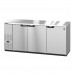 Hoshizaki BB80-S 80 Stainless Steel Back Bar Cooler with 3 Locking Swinging Solid Doors - 29 Cu. Ft.