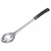 Winco BHSN-11 11 Stainless Steel Slotted Basting Spoon with Plastic Handle