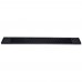 Winco BM-327K Black Rubber Bar Rail Spill Mat, 27 x 3-1/4