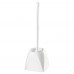 Winco BR-15SET White Toilet Bowl Brush with Caddy