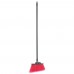 Winco BRAF-9R-H 48 Red Lobby Broom with Angle Bristles and Black Handle