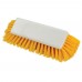 Winco BRF-12Y 12 Floor Scrub Brush Head with Yellow Poly Bristles