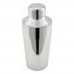 Winco BS-310 10 oz. 3 Piece Stainless Steel Cocktail Shaker