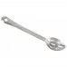 Winco BSSN-11 11 Stainless Steel Slotted Basting Spoon