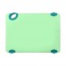 Winco CBK-1218GR Green StatikBoard Plastic Cutting Board with Hook, 12 x 18 x 1/2