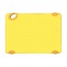 Winco CBK-1218YL Yellow StatikBoard Plastic Cutting Board with Hook, 12 x 18 x 1/2