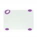 Winco CBN-1218PP Purple StatikBoard Cutting Board with Hook, 12 x 18 x 1/2