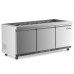 Wowcooler WBT-72 72" Stainless Steel Refrigerated Salad Bar, Buffet Table