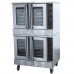 Wowcook CC100-DBL Double Deck Full Size Gas Convection Oven - 108,000 BTU