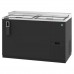 Hoshizaki CC50 50 Black Vinyl Reach-In Bottle Cooler with 2 Top-Sliding Locking Lids - 14 Cu. Ft.