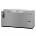 Hoshizaki CC65-S 65 Stainless Steel Reach-In Bottle Cooler with 2 Top-Sliding Locking Lids - 20 Cu. Ft.