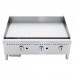 Wowcook CGG-36M 36 Commercial Countertop Gas  Griddle with Manual Controls - 90,000 BTU