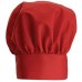 Winco CH-13RD 13 Red Chef Hat with Adjustable Velcro Closure