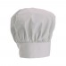 Winco CH-13WH 13 Adjustable Chef Hat w/ Velcro Closure - Poly/Cotton, White