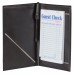 Winco CHK-2K 5-1/4 x 8-1/2 Guest Order Holder with Elastic Pen Loop